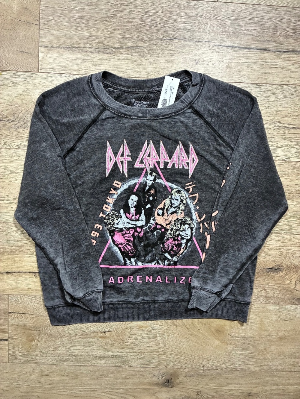 21 Recycled Karma Def Leppard ’93 Adrenalize World Tour Sweatshirt M
